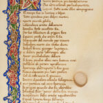 Reproducción pagina manuscrito renacentista
