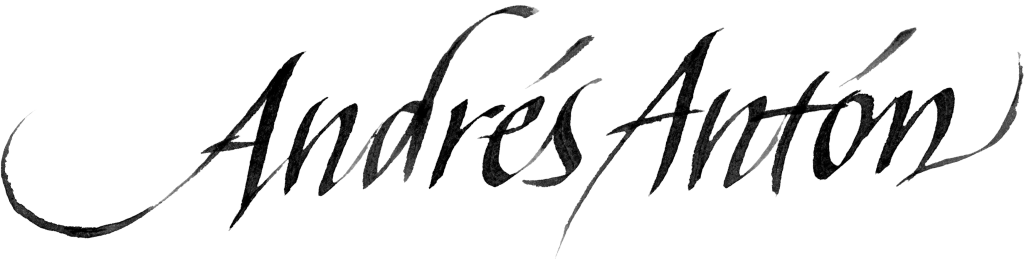 Logo-de-Andrés-Antón-Caligrafiado-por-Oriol-Miró
